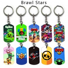Brawl Stars game alloy two-sided pendant key chain keychains