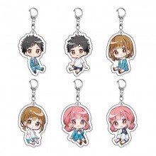 Blue Box anime acrylic key chains
