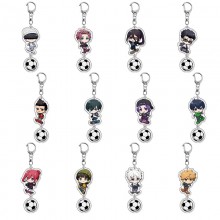 Blue Lock anime acrylic key chains