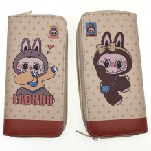 Labubu anime zipper long wallet