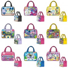 Tamagotchi anime lunch box insulated thermal bags