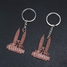 Malaysia Building Pendant Klcc Twin Tower key chain