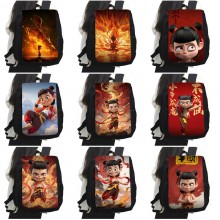 Nezha 2 anime drawstring backpack bags