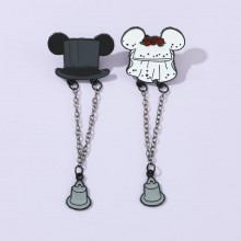 Mickey Minnie Mouse anime alloy enamel brooch pins