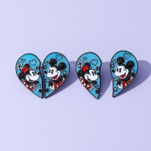 Mickey Mouse Minnie anime alloy enamel brooch pins