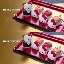 Hello Kitty Sushi plush doll key chain keychain