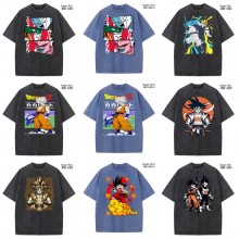 Dragon Ball anime short sleeve wash water worn-out...