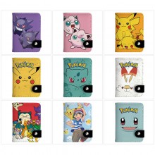 Pokemon anime snap wallet buckle purse