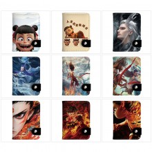 Nezha 2 anime snap wallet buckle purse