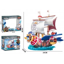 One Piece Thousand Sunny Boat Pirate Ship anime fi...