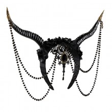 Gothic Halloween Headwear Cosplay Unique Headpiece...