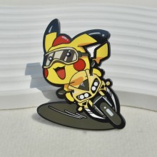 Pokemon Pikachu anime alloy brooch pins