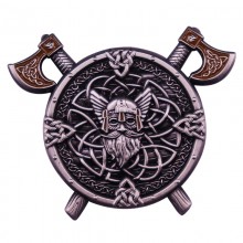 Vikings Odin anime alloy enamel brooch pins