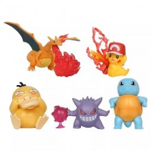 5pcs Pokemon anime figures set(OPP bag)