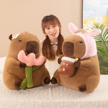 Simulation Capibara Cosplay Unicorn Dinosaur Fruit...