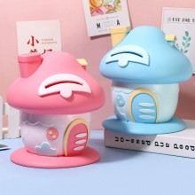 Mushroom house anime piggy bank money box