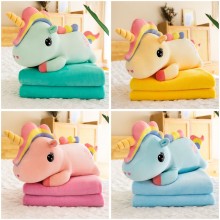 Unicorn anime air conditioning quilt blanket 110*1...