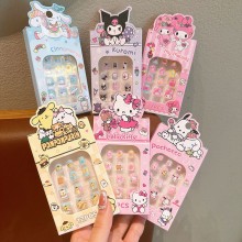 Sanrio Melody kitty Cinnamoroll Kuromi fingernails...