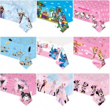 Kuromi Stitch Hello Kitty anime disposable tablecl...