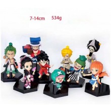 9pcs One Piece anime figures set(OPP bag)