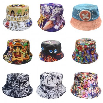 One Piece anime bucket hat cap