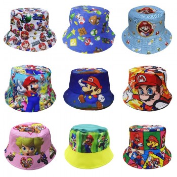 Super Mario anime bucket hat cap