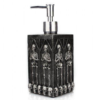 460ml Skeleton Soap Press Dispenser Vintage Liquid Bottle