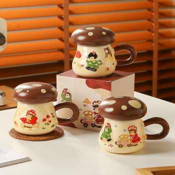 Mushroom Ceramic Cup Mug