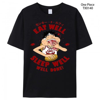 One Piece anime short sleeve cotton t-shirt
