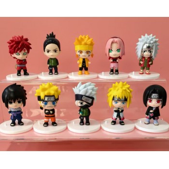 10pcs Naruto anime figures set(OPP bag)