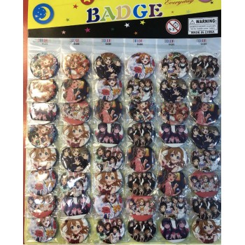 Love live anime brooches pins 48pcs/24pcs