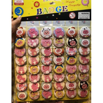 Loopy anime brooches pins 48pcs/24pcs