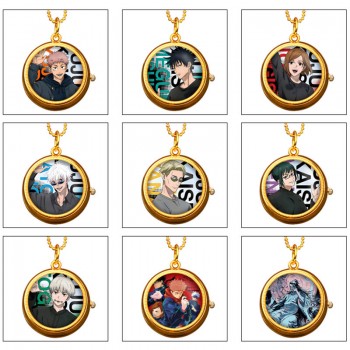 Jujutsu Kaisen anime rotating necklace pocket watch