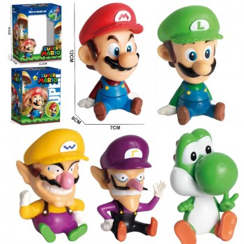 Super Mario Anime Shake Head Figure