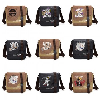 One Piece anime canvas crossbody satchel shoulder bag