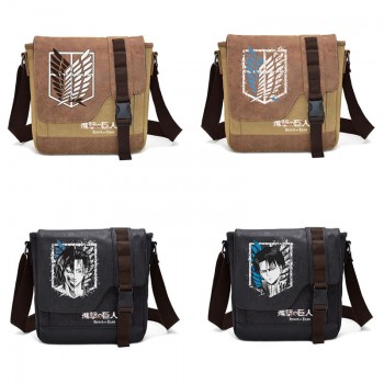 Attack on Titan anime canvas crossbody satchel shoulder bag