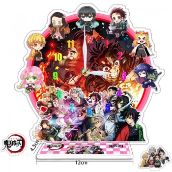 Demon Slayer anime Acrylic Stand Diy Clock