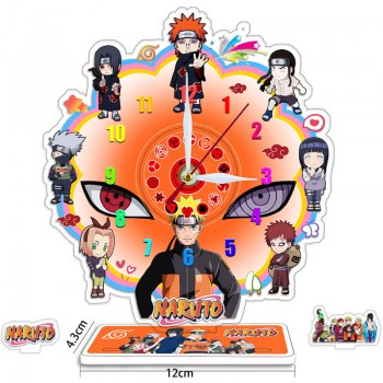 Naruto anime Acrylic Stand Diy Clock