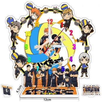 Haikyuu anime Acrylic Stand Diy Clock