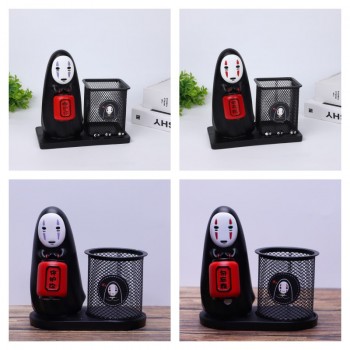 No Face man Bear Mickey anime Resin Pen Holder Container