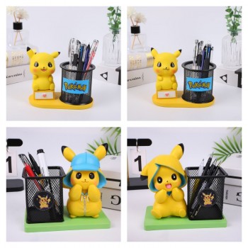 Pokemon Pikachu Capybara anime Resin Pen Holder Container