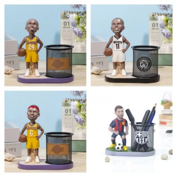 NBA star Resin Pen Holder Container