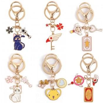 Card Captor Sakura anime alloy key chains
