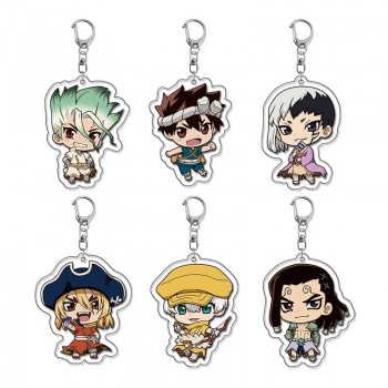 Dr.STONE anime acrylic key chains