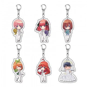 The Quintessential Quintuplets anime acrylic key chains