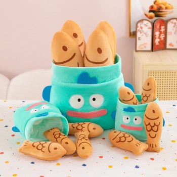 Funny Sanrio Hangyodon anime Plush Doll