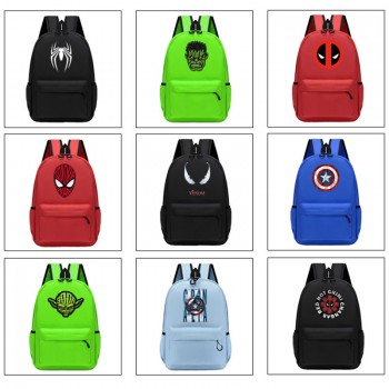 Super Hero Iron Spider Super Man backpack bags