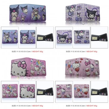 Sanrio Melody kitty Cinnamoroll Kuromi anime wallet purse