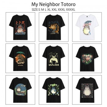 Totoro anime Short Sleeve Cotton T-Shirts