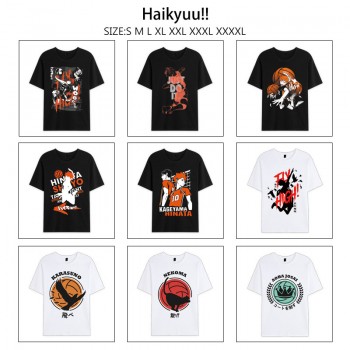 Haikyuu anime Short Sleeve Cotton T-Shirts